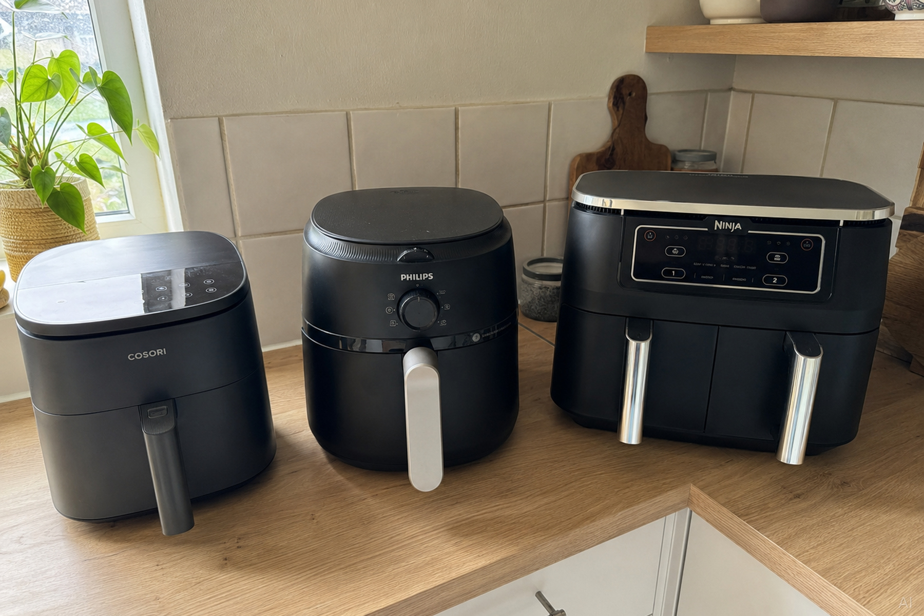 Airfryer-Vergleich: Cosori, Philips und Ninja