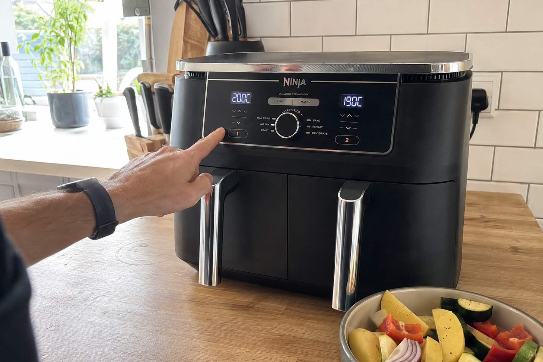 Ninja Airfryer richtig einstellen