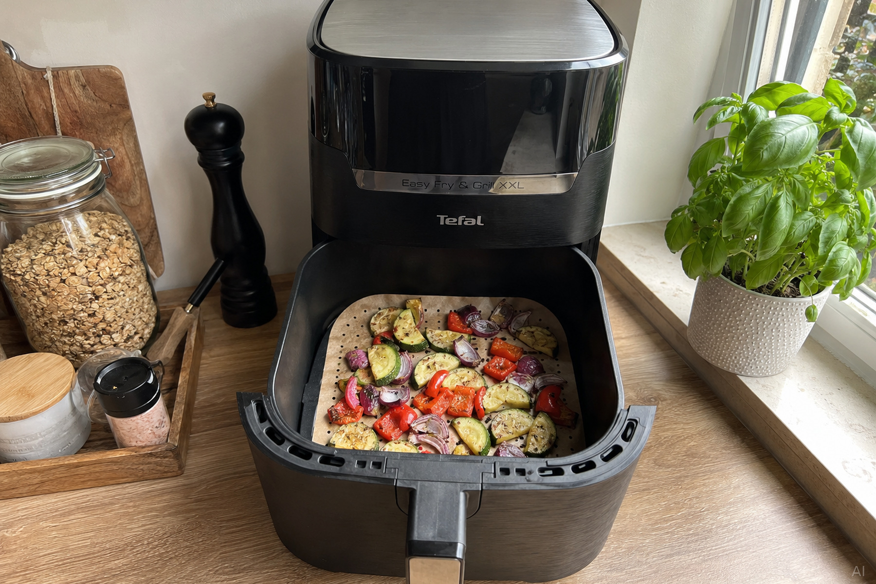 Backpapier im Airfryer richtig verwenden