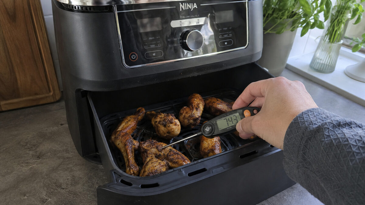 Kerntemperatur im Airfryer messen