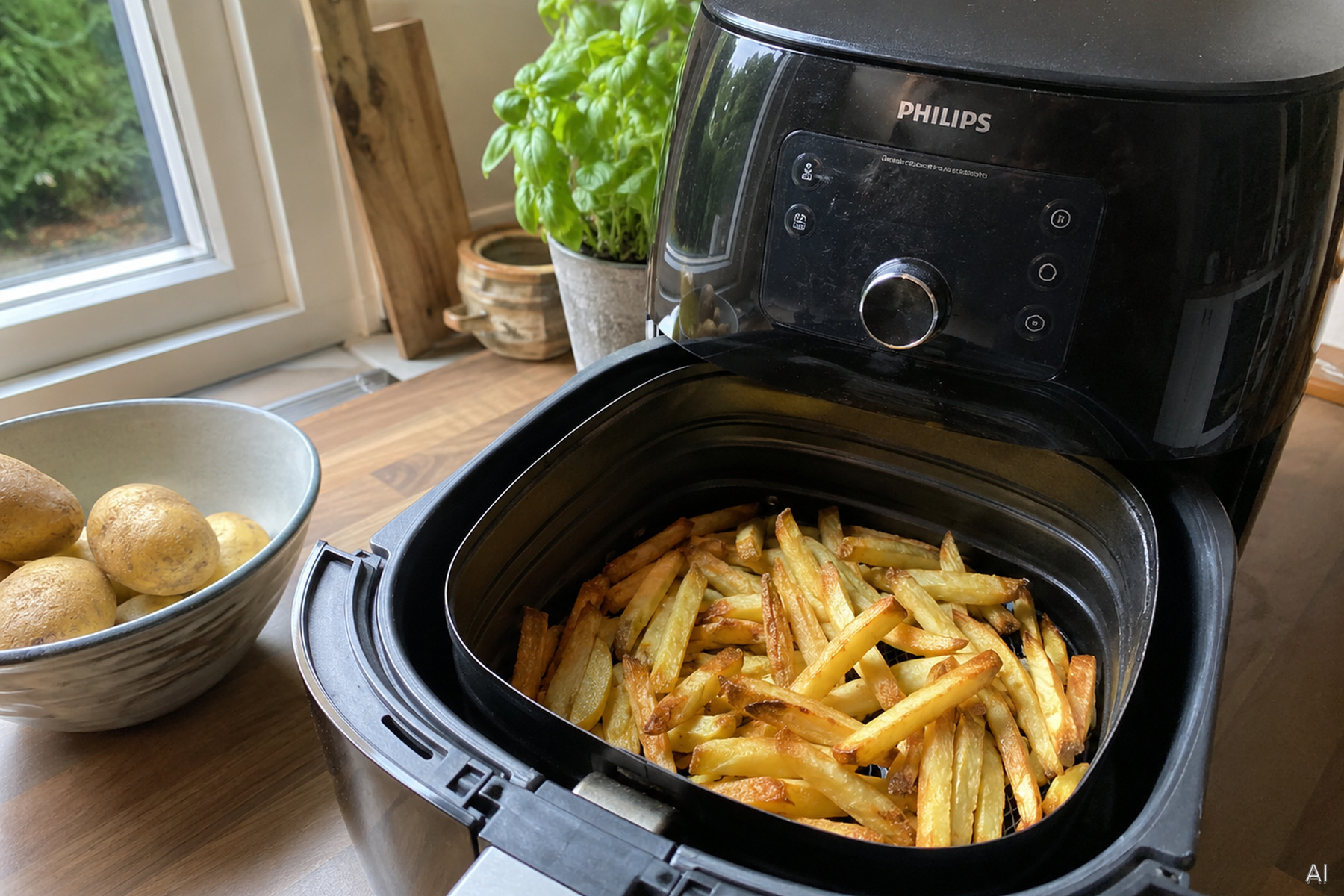 Knusprige Pommes aus dem Airfryer