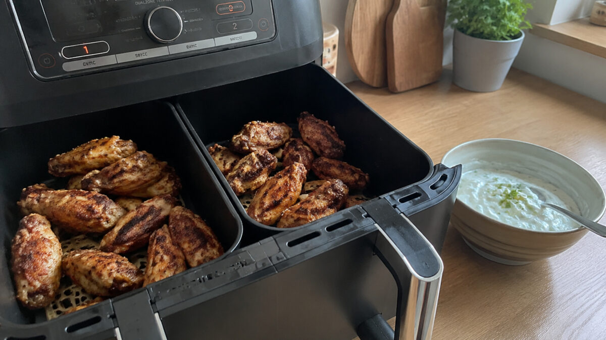 Knusprige Chicken Wings aus dem Airfryer