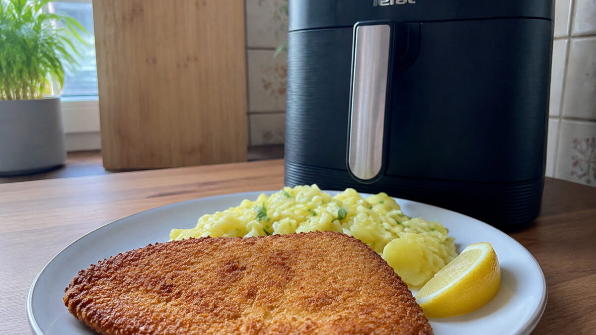 Knuspriges Schnitzel aus dem Airfryer