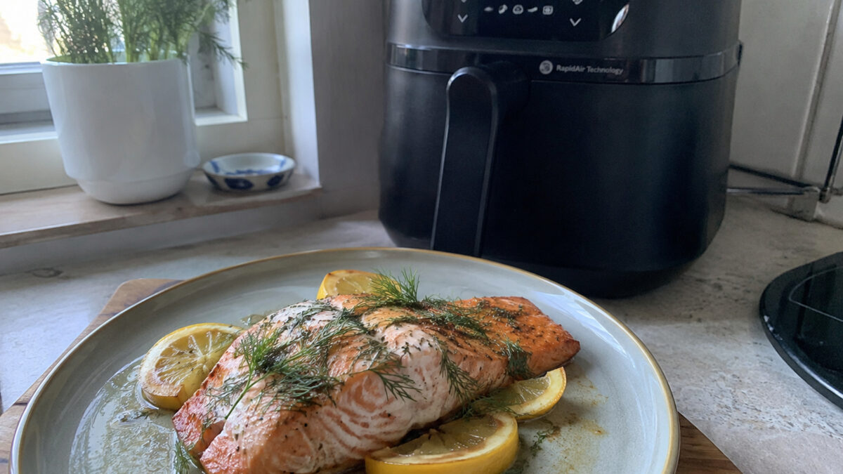 Lachsfilet aus dem Airfryer