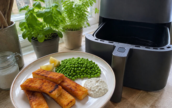 Knusprige Fischstäbchen aus dem Airfryer