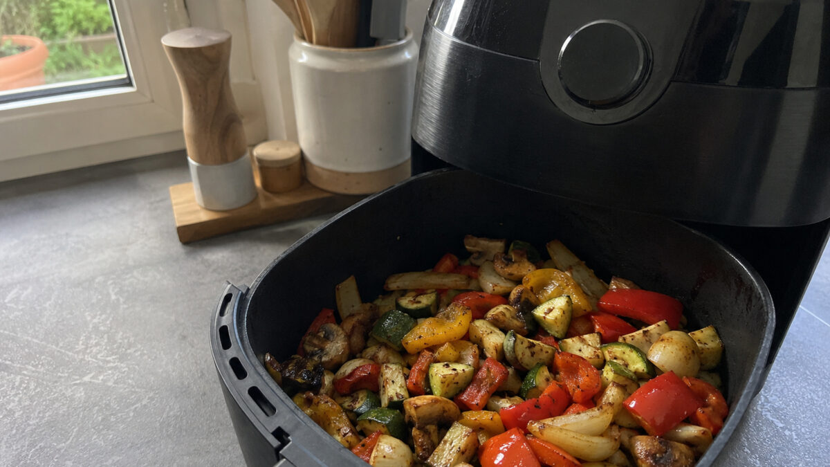 Buntes Gemüse aus dem Airfryer