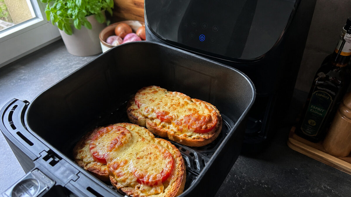 Warmer Käsetoast aus dem Airfryer