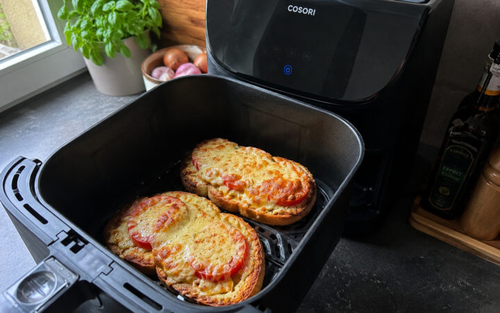 Warmer Käsetoast aus dem Airfryer