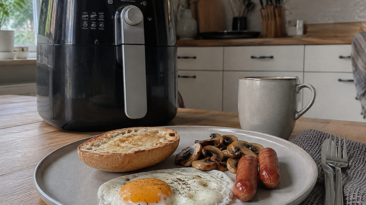 Komplettes Frühstück aus dem Airfryer
