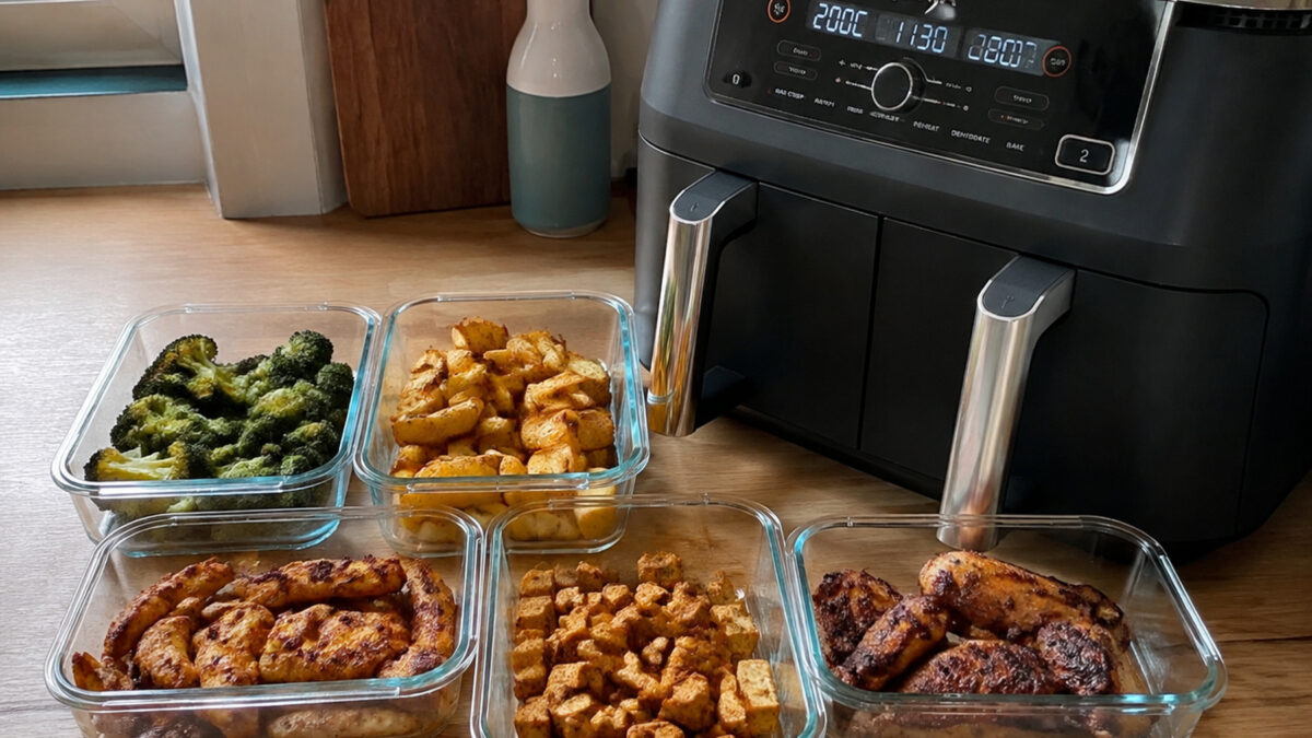 Airfryer Meal Prep für mehrere Tage