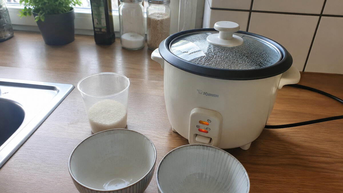 Mini-Reiskocher für zwei Personen