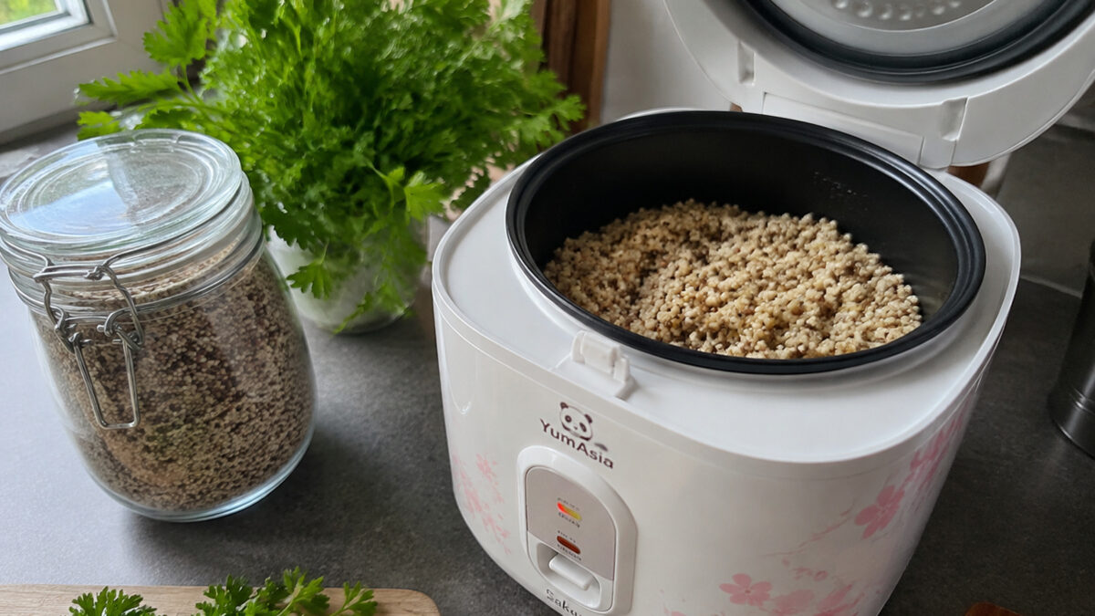 Quinoa im Reiskocher zubereiten