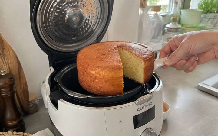 Kuchen im Reiskocher backen