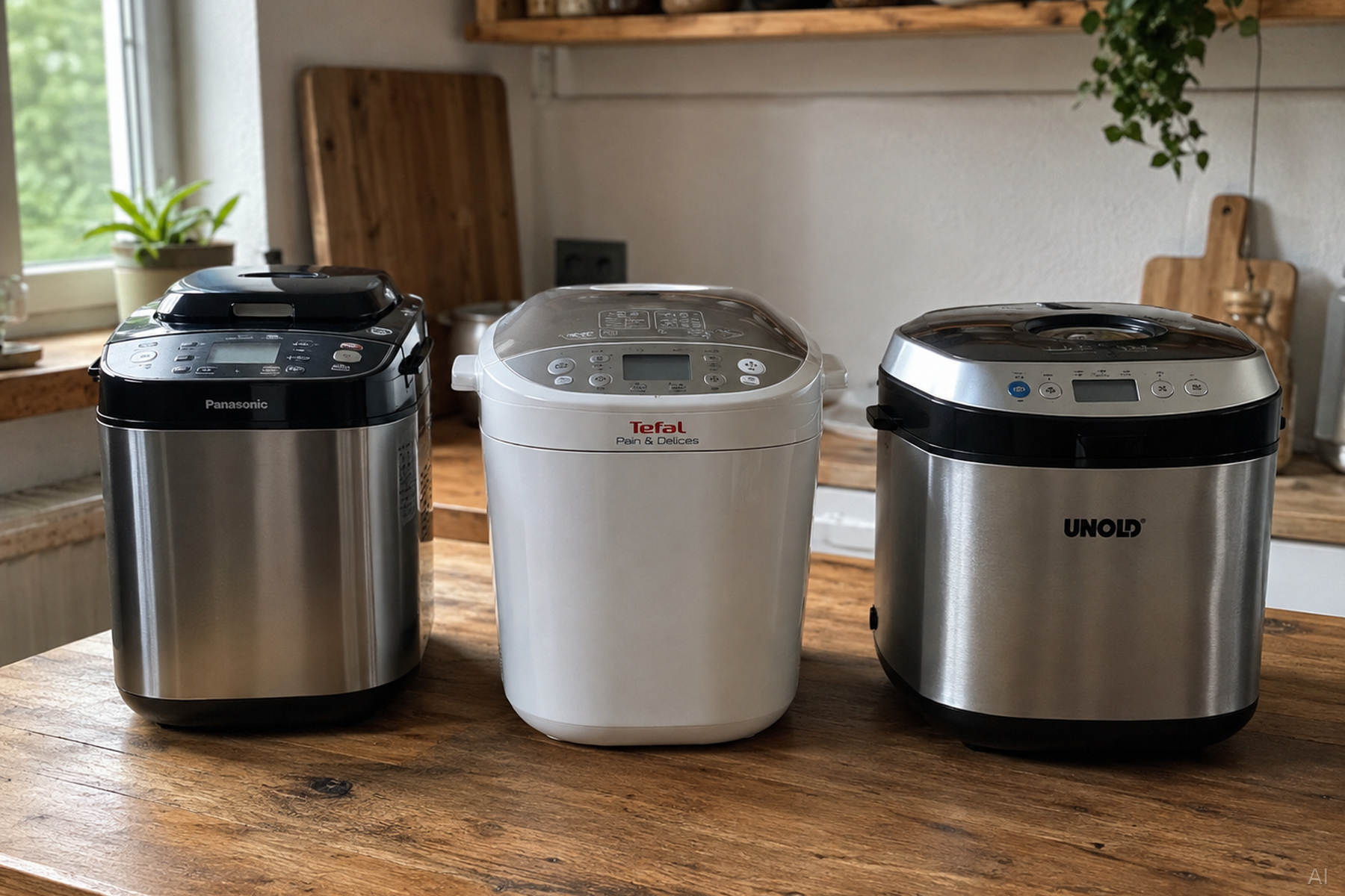 Brotbackautomat-Vergleich: Panasonic, Tefal und UNOLD