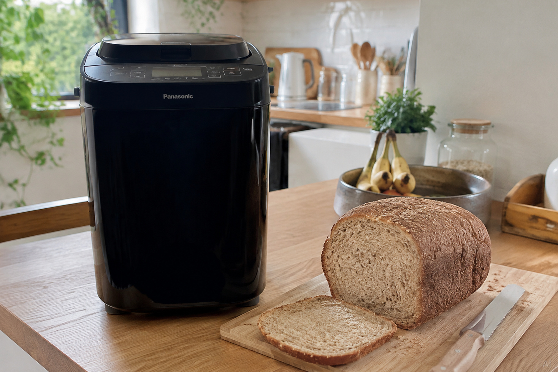Panasonic SD-YR2550 mit frisch gebackenem Brot