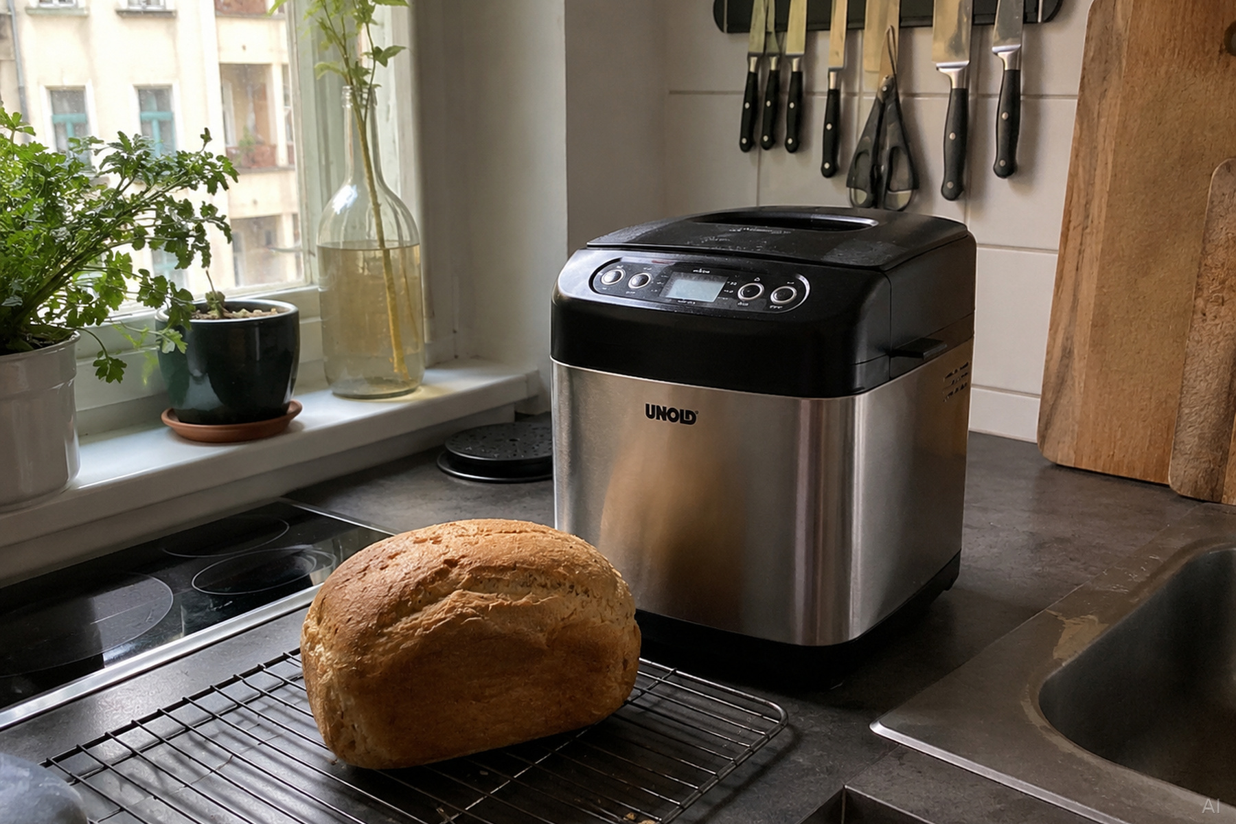 Kleiner UNOLD Brotbackautomat für wenig Platz