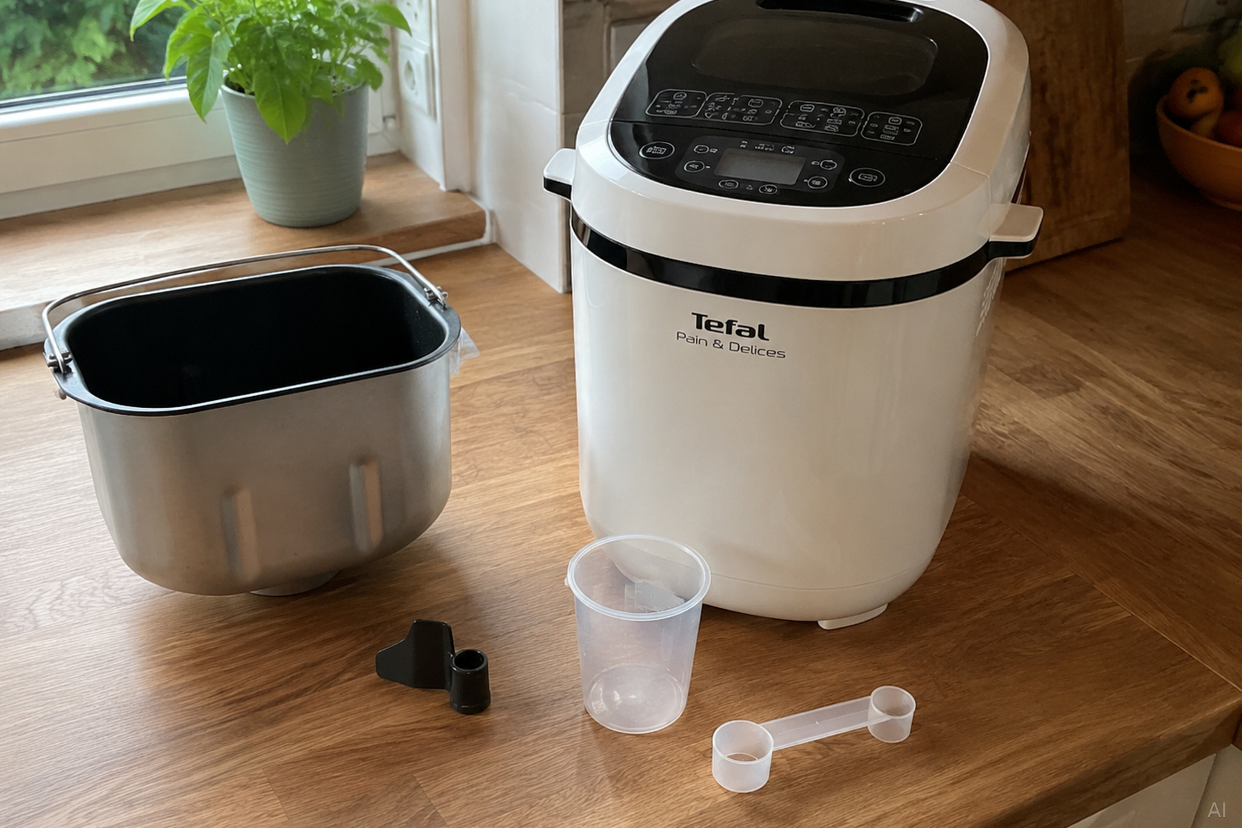 Brotbackautomat: Backform und Knethaken