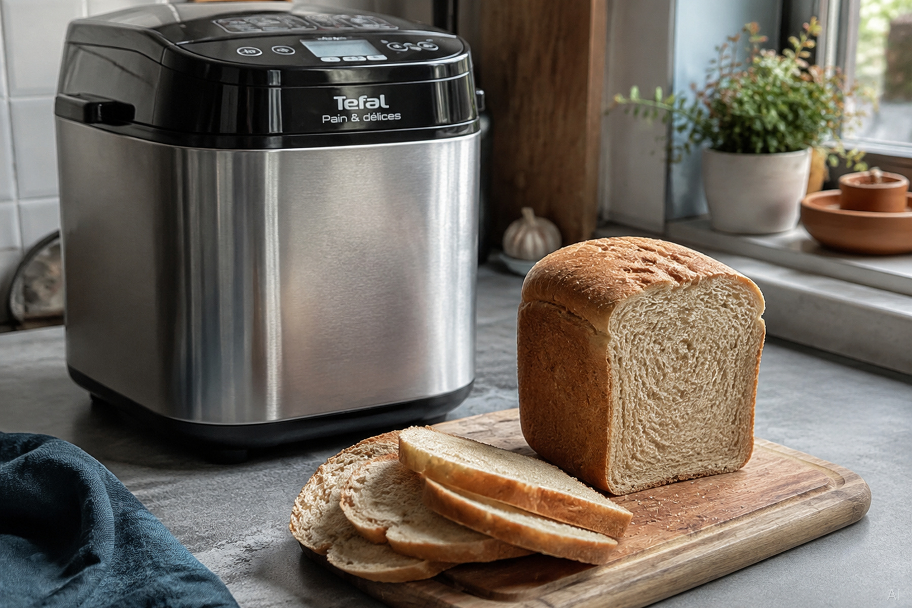 750-Gramm-Brot aus dem Brotbackautomaten