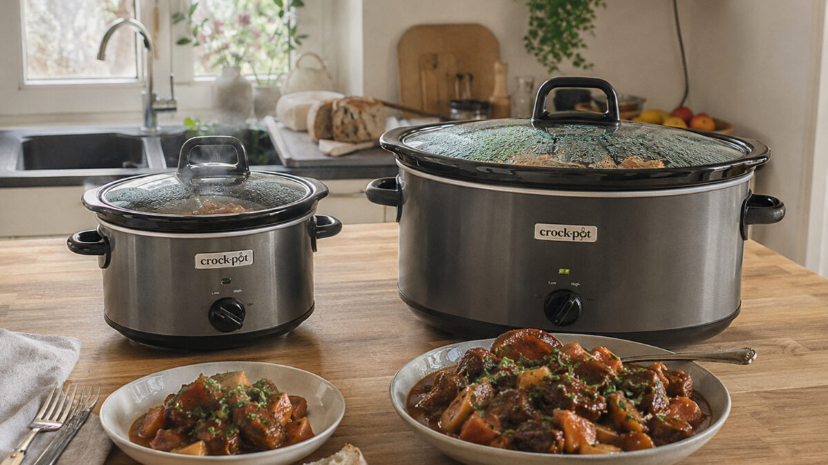 Slow-Cooker-Größen für zwei bis sechs Personen