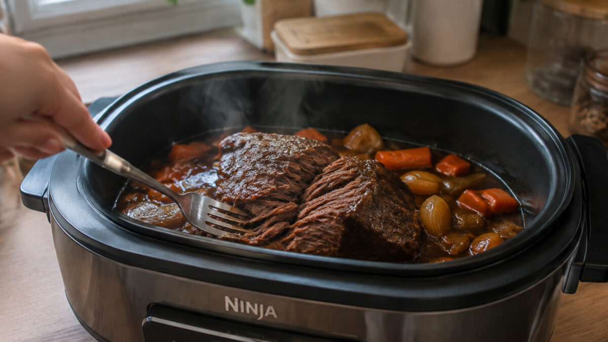 Zartes Rindfleisch aus dem Slow Cooker