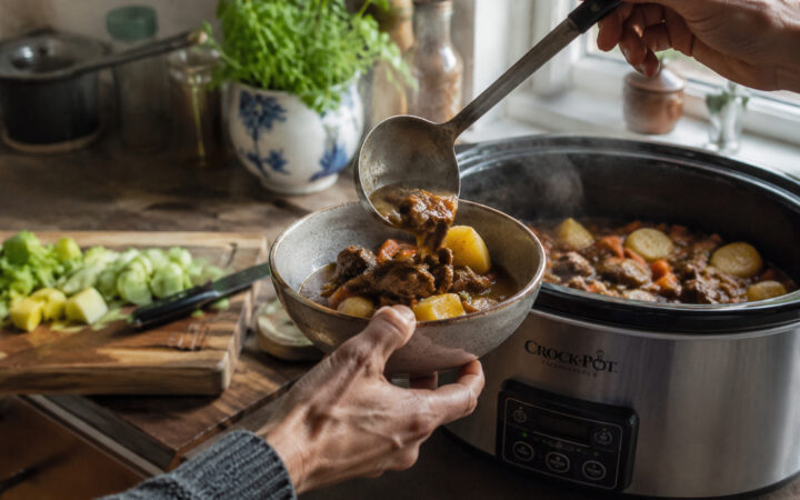 Deutscher Rindereintopf aus dem Slow Cooker