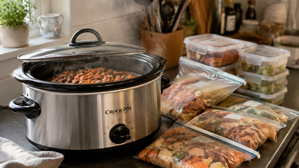 Slow-Cooker Meal Prep zum Einfrieren