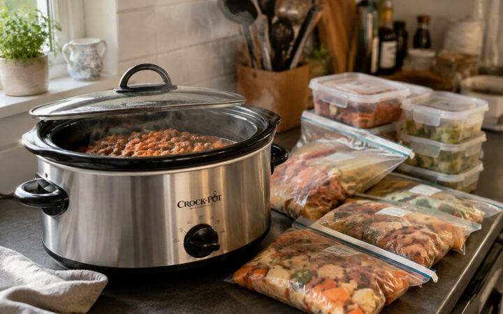 Slow-Cooker Meal Prep zum Einfrieren
